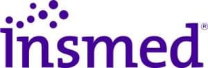 The Insmed logo in purple text with five circular dots forming an arc above the letter "i.