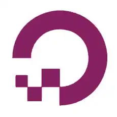 A purple circular shape with a gap in the upper left, where three squares create a pixelated effect, on a white background.