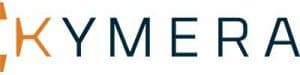 The image shows the Kymera logo with the letter "K" in orange and the remaining letters "YMERA" in dark blue on a white background.